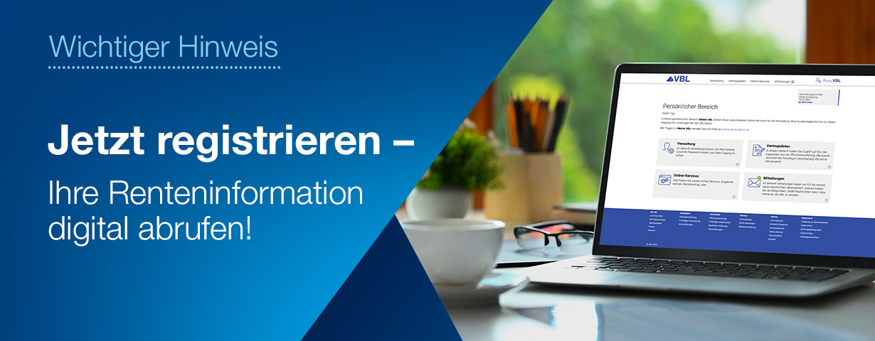 Wichtiger Hinweis: Ihre Renteninformation digital abrufen!